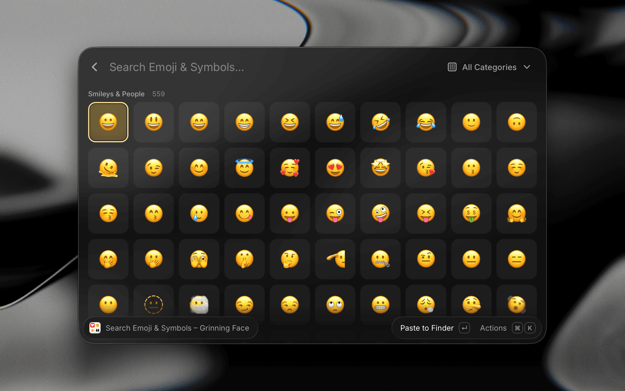 Emoji & Symbols in Raycast v2