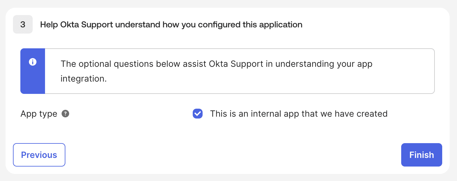 Okta Feedback section