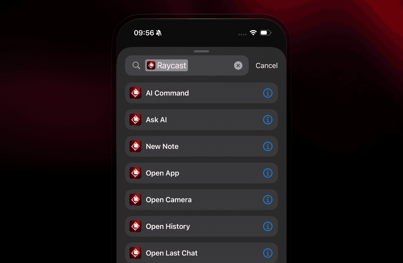 Custom Shortcut combining Raycast actions