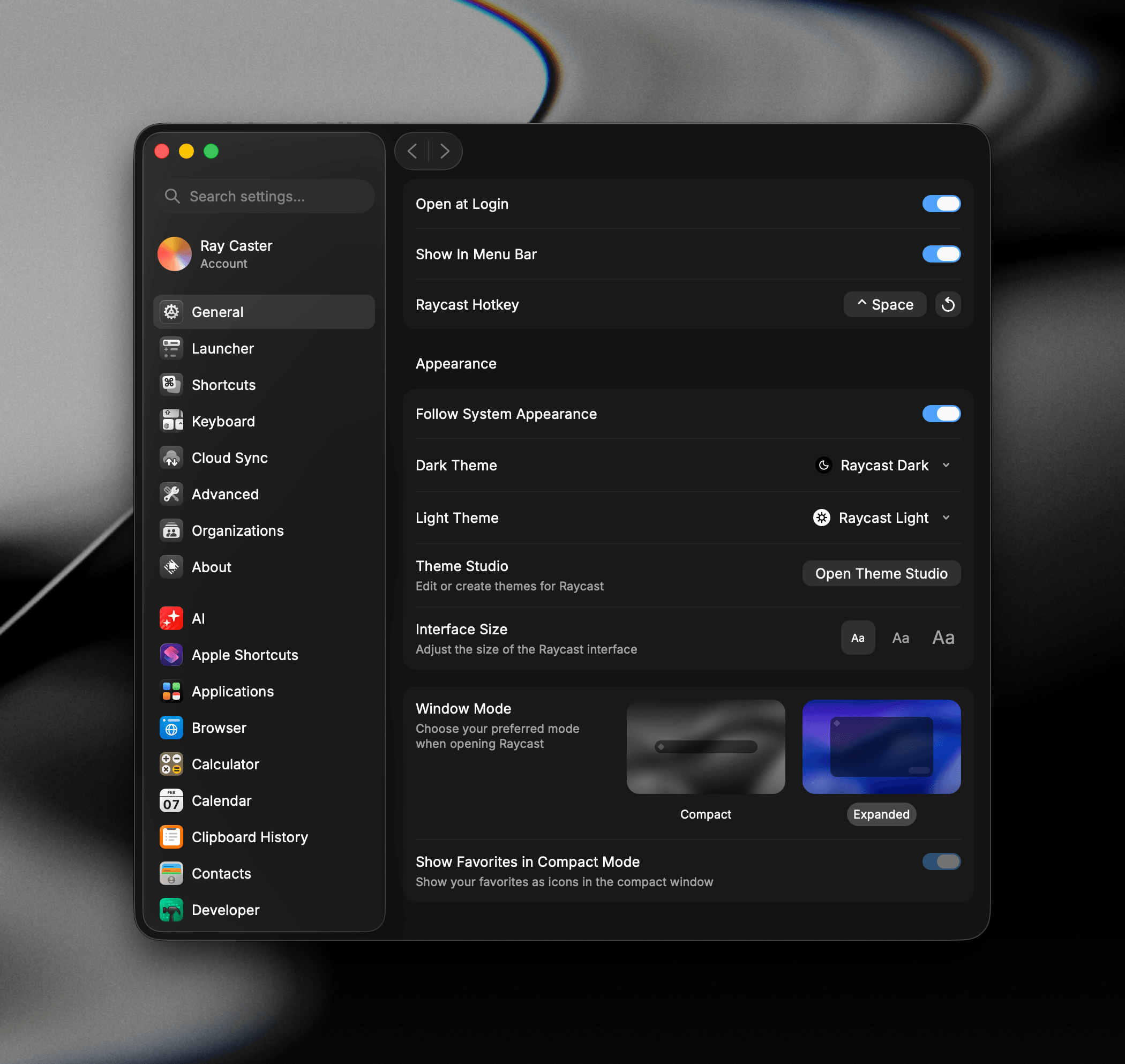 Search in Settings