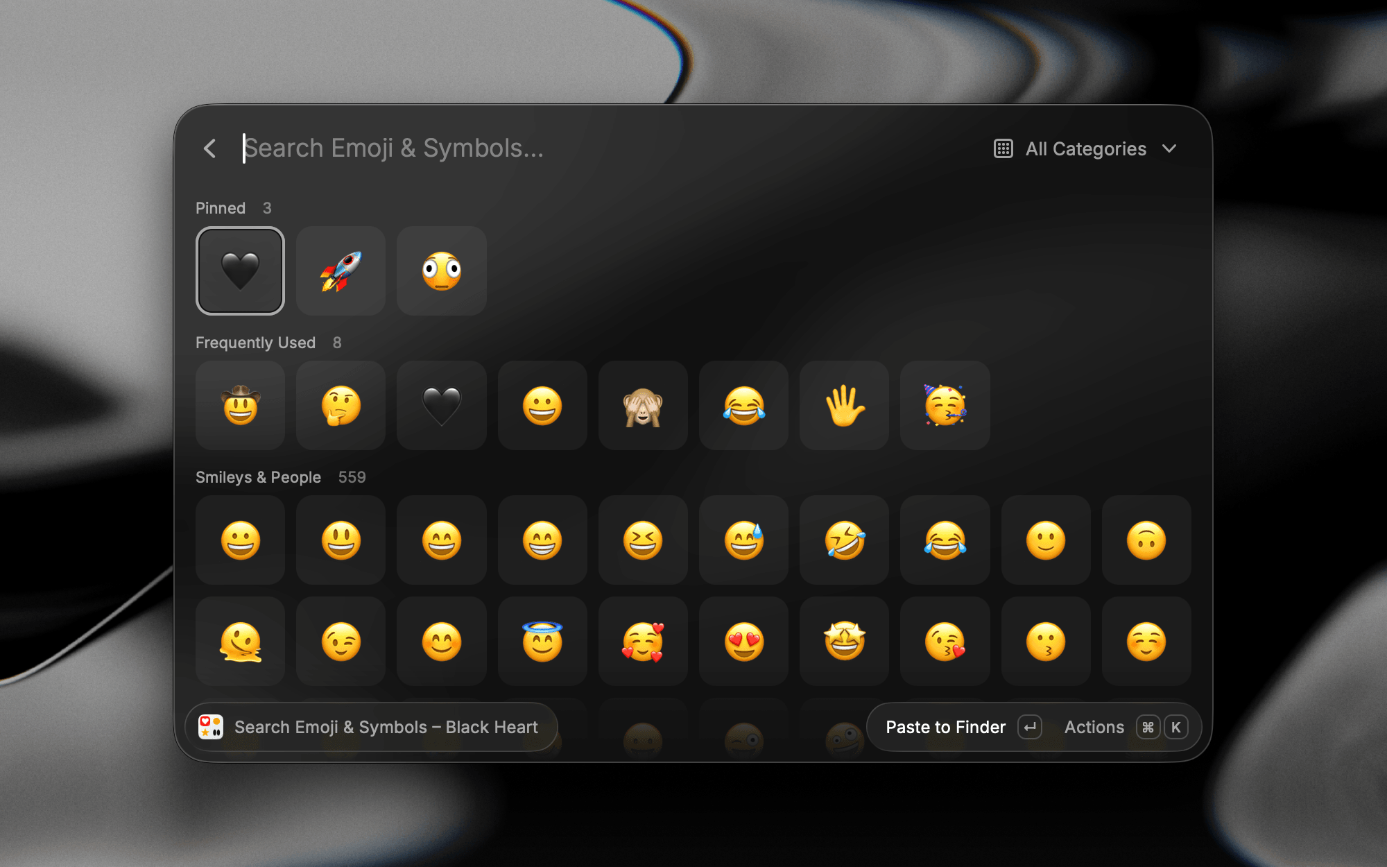 Emoji & Symbols in Raycast v2